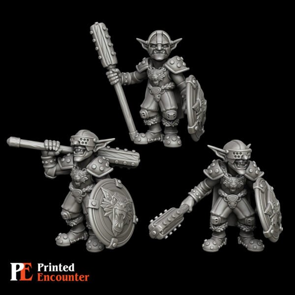 Elite Heavy Warrior Wolf Clan Goblins - Printed Encounter (3-Pack)