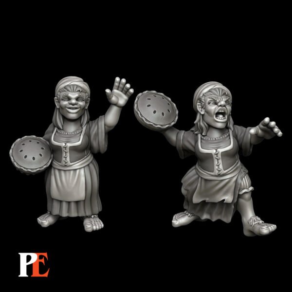 Halfling Pie Baker Woman - Printed Encounter (2-Pack)