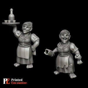 Halfling Barmaid - Printed Encounter (2-Pack)