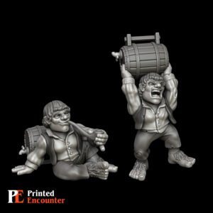Halfling Keg Tosser - Printed Encounter (2-Pack)