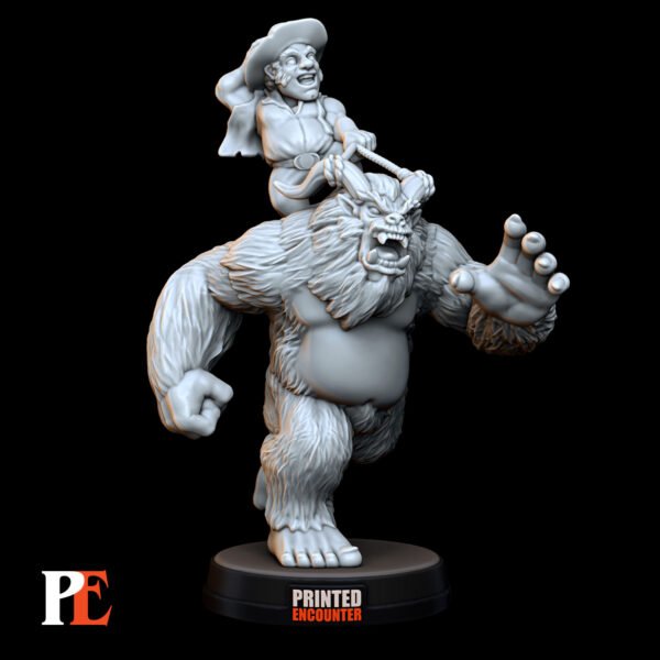 Halfling Riding Yeti - Printed Encounter