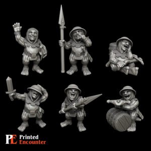 Halfling Town Guards - Printed Encounter (6-Pack)