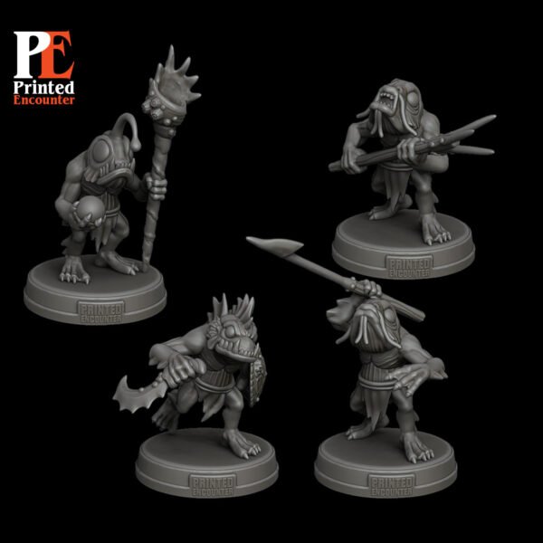 Kua Toa Fishmen - Printed Encounter (4-Pack)