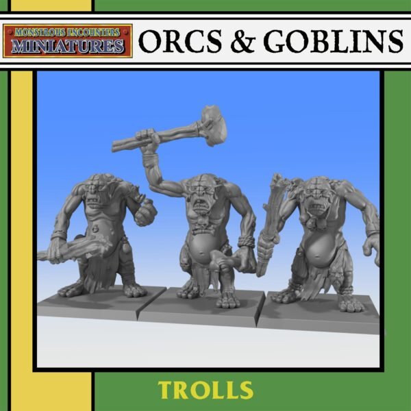 Trolls (3-Pack) - Monstrous Encounters