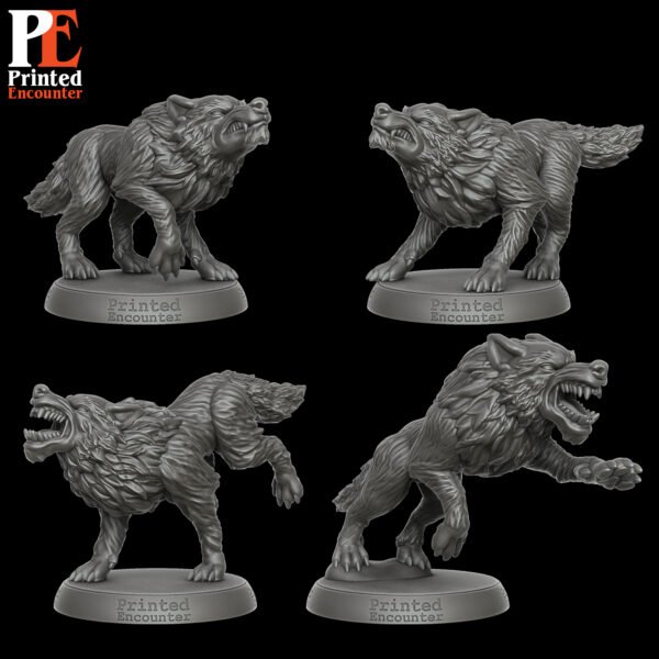 Dire Wolves - Printed Encounter (4-Pack)