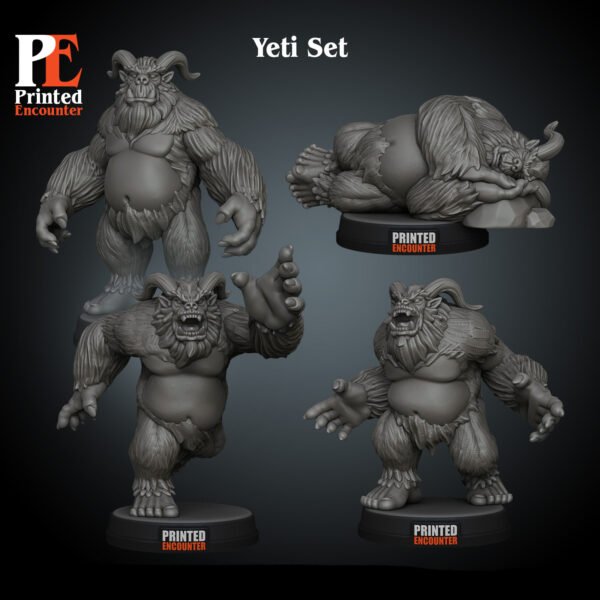 Yetis - Printed Encounter (4-Pack)