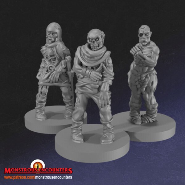 Zombies Vol. 1 (3-Pack) - Monstrous Encounters