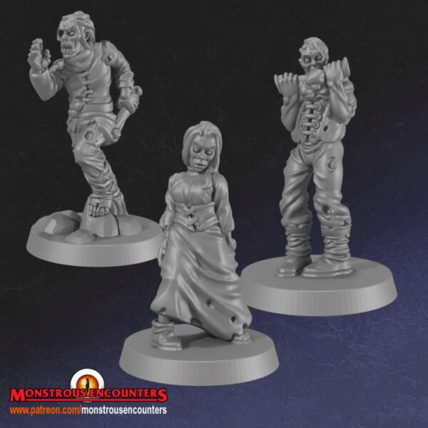 Zombies Vol. 2 (3-Pack) - Monstrous Encounters