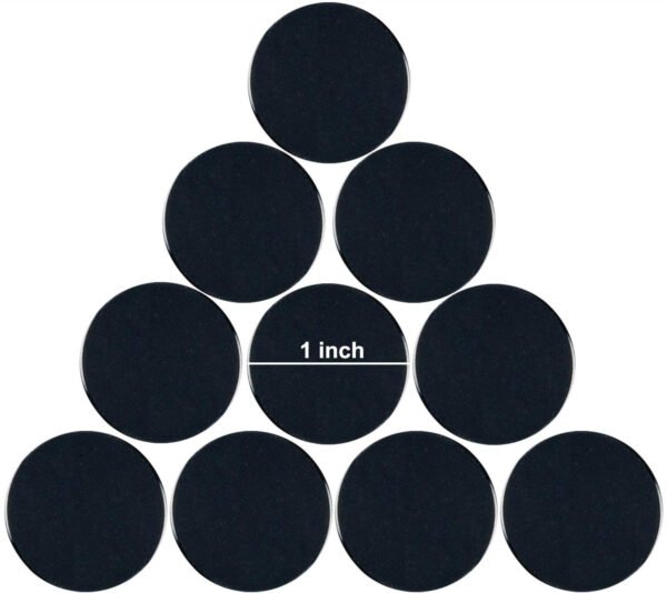 1-Inch Thin Round Plastic Bases (20-Pack)
