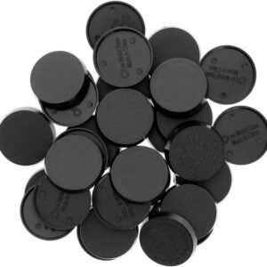 Round Plastic Wargaming Model Bases 32mm or 1.3inch (20-Pack)