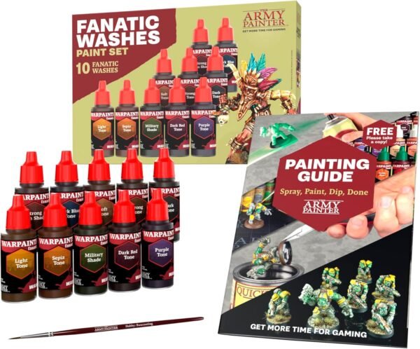 The Army Painter Warpaints Fanatic - Washes Paint Set - Image 2