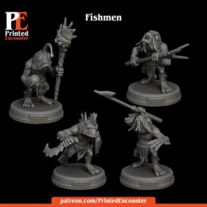 Kua Toa Fishmen (4-Pack) - Printed Encounter